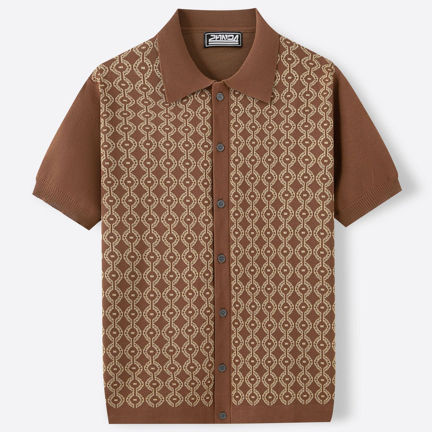 Men Jacquard Cardigan