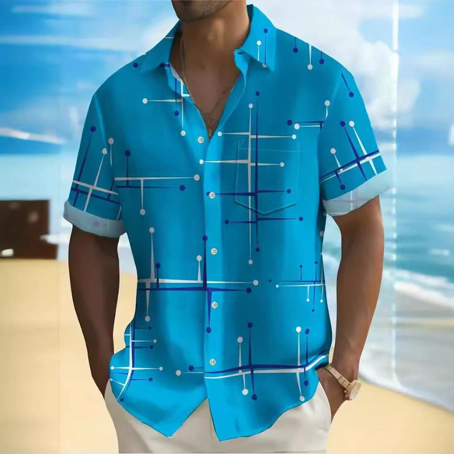 Men Fashion Printed Shirt