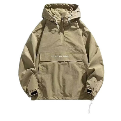 Half Zip Men Hoodie