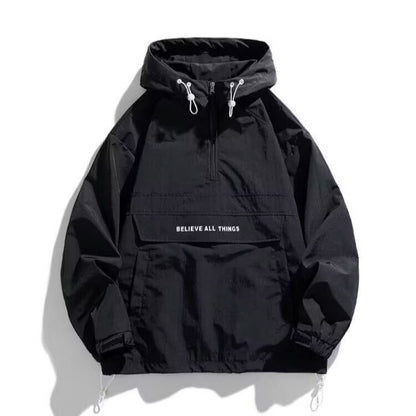 Half Zip Men Hoodie