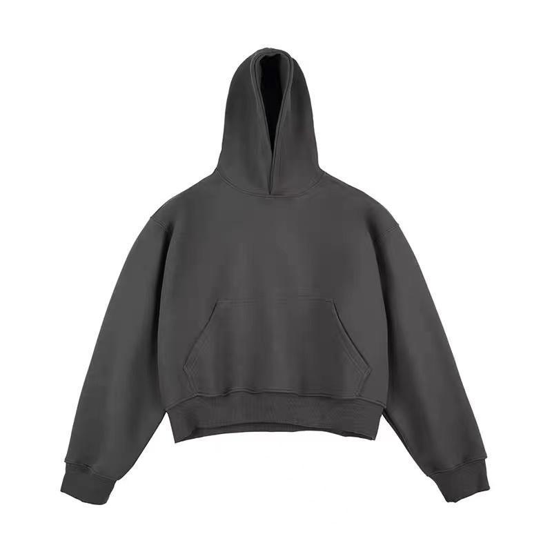 Men Velvet Hooded Sweater