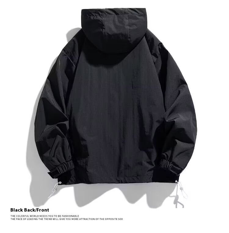 Half Zip Men Hoodie