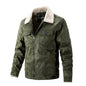 Men's Suede Top Cashmere Lapel Jacket
